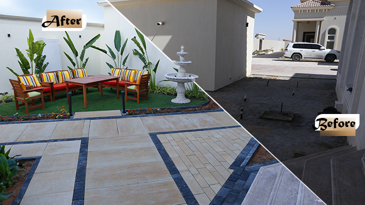 patio transformation