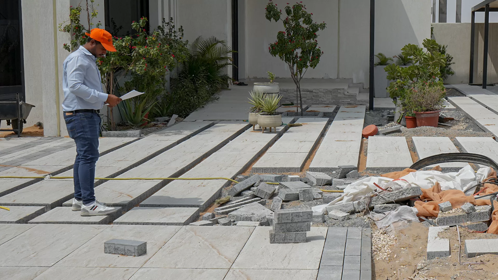 Ducon Outdoor living - paver installation in dubia