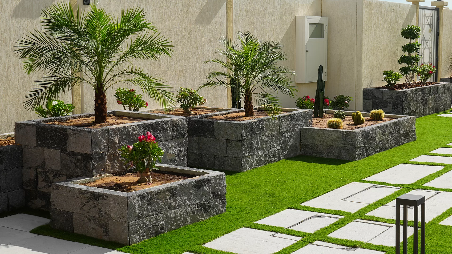 Retaining walls in Dubai