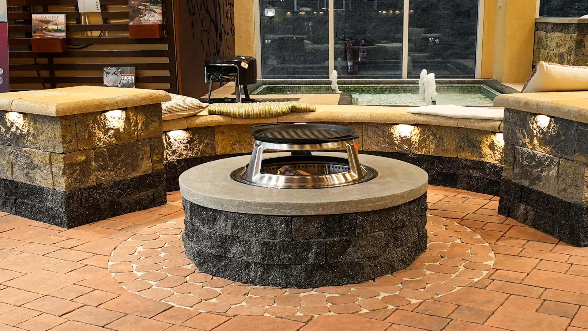 Fire pit in Dubai