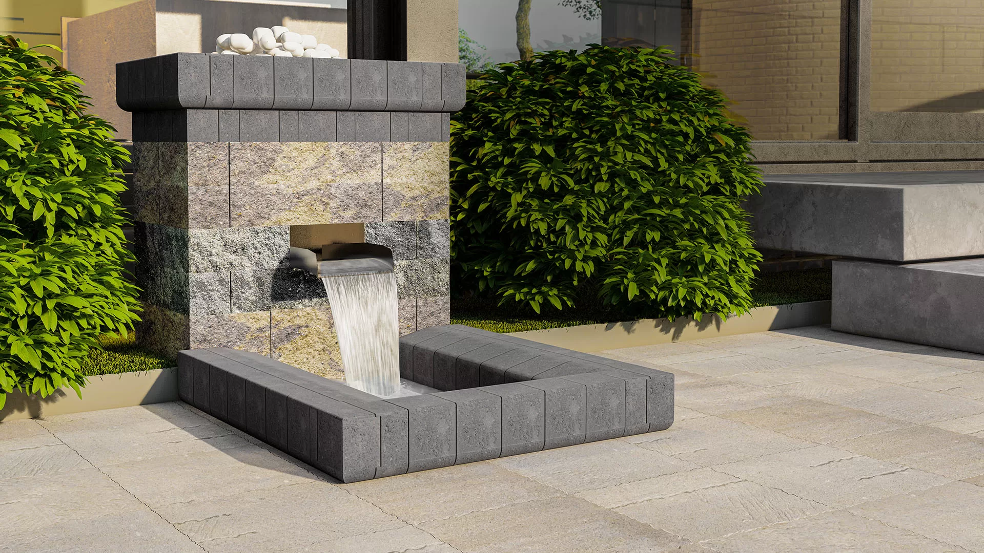 Outdoor water fountain UAE