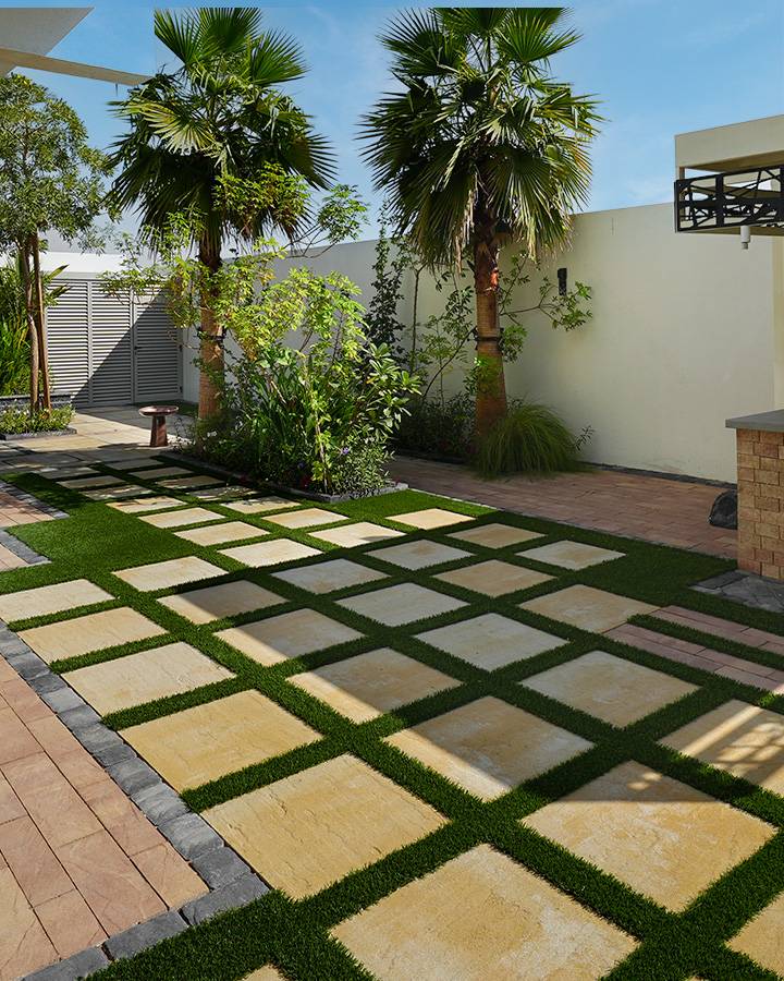 Outdoor living project in Ajman