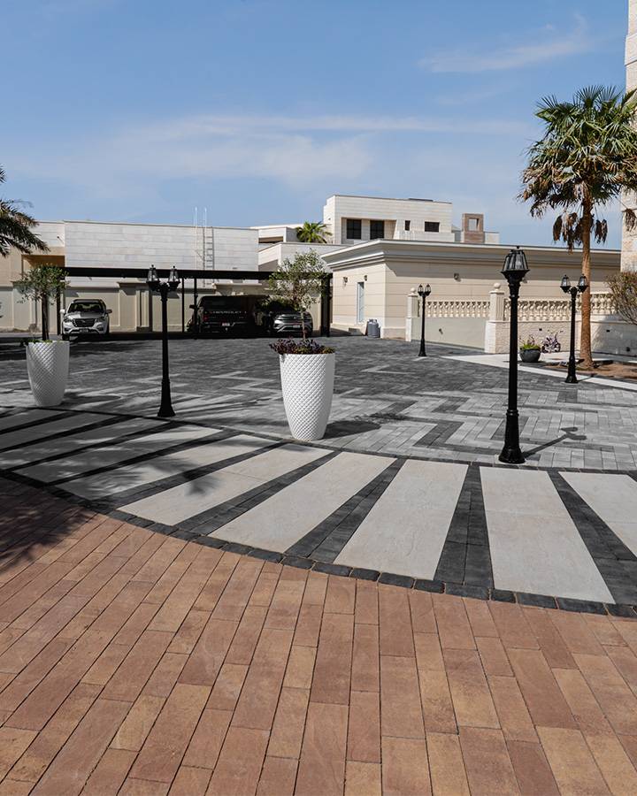 Outdoor living project in Sharjah