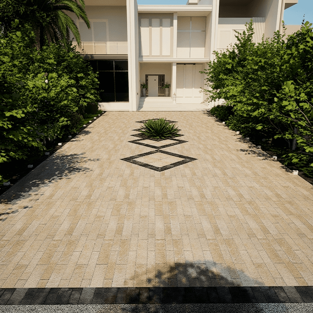 Walkway Entrance 0062 - Width 7.82 m