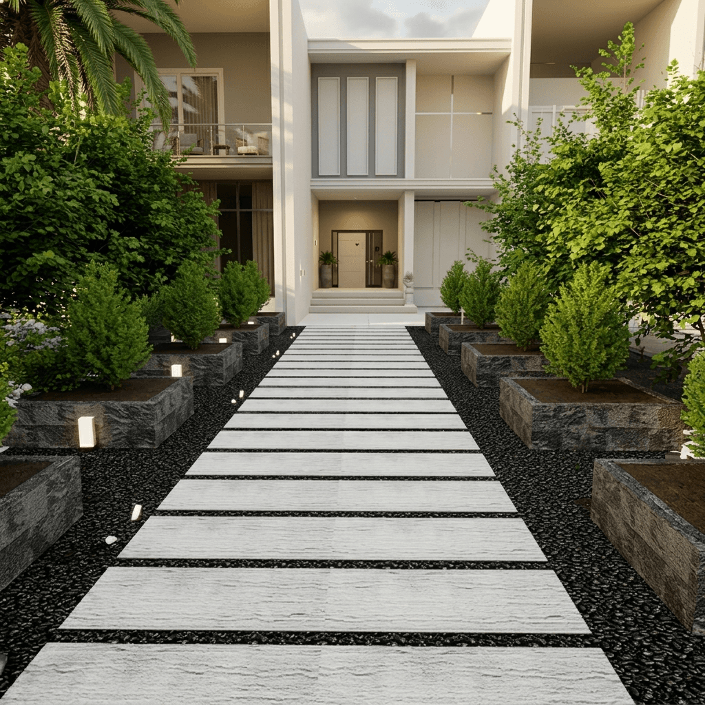 Walkway Entrance 0064 - Width 5.88 m