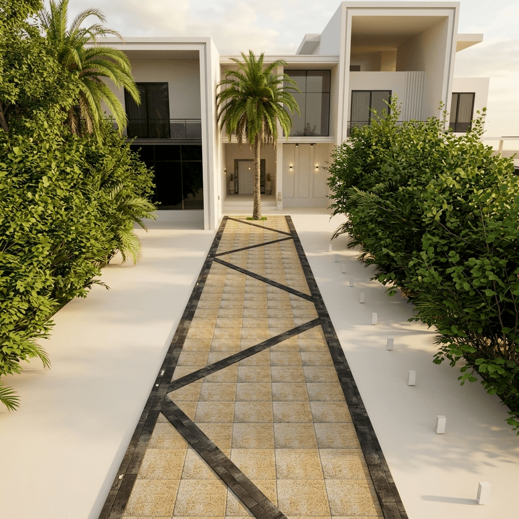 Walkway Entrance 0073 - Width 3.50 m