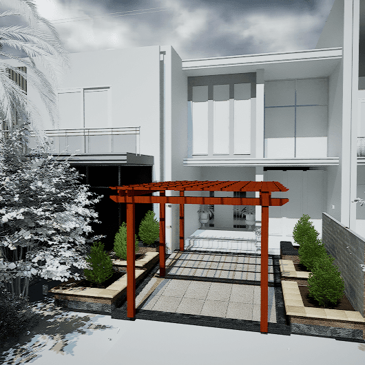 Walkway Entrance 0079 - Width 4.61 m