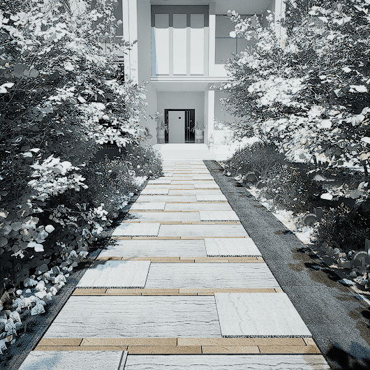 Walkway Entrance 0159 - Width 4.50 m