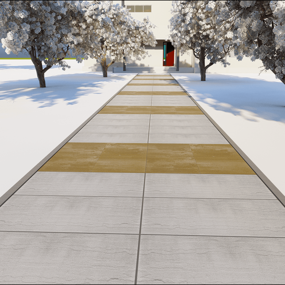 Walkway Entrance 0296 - Width 2.50 m