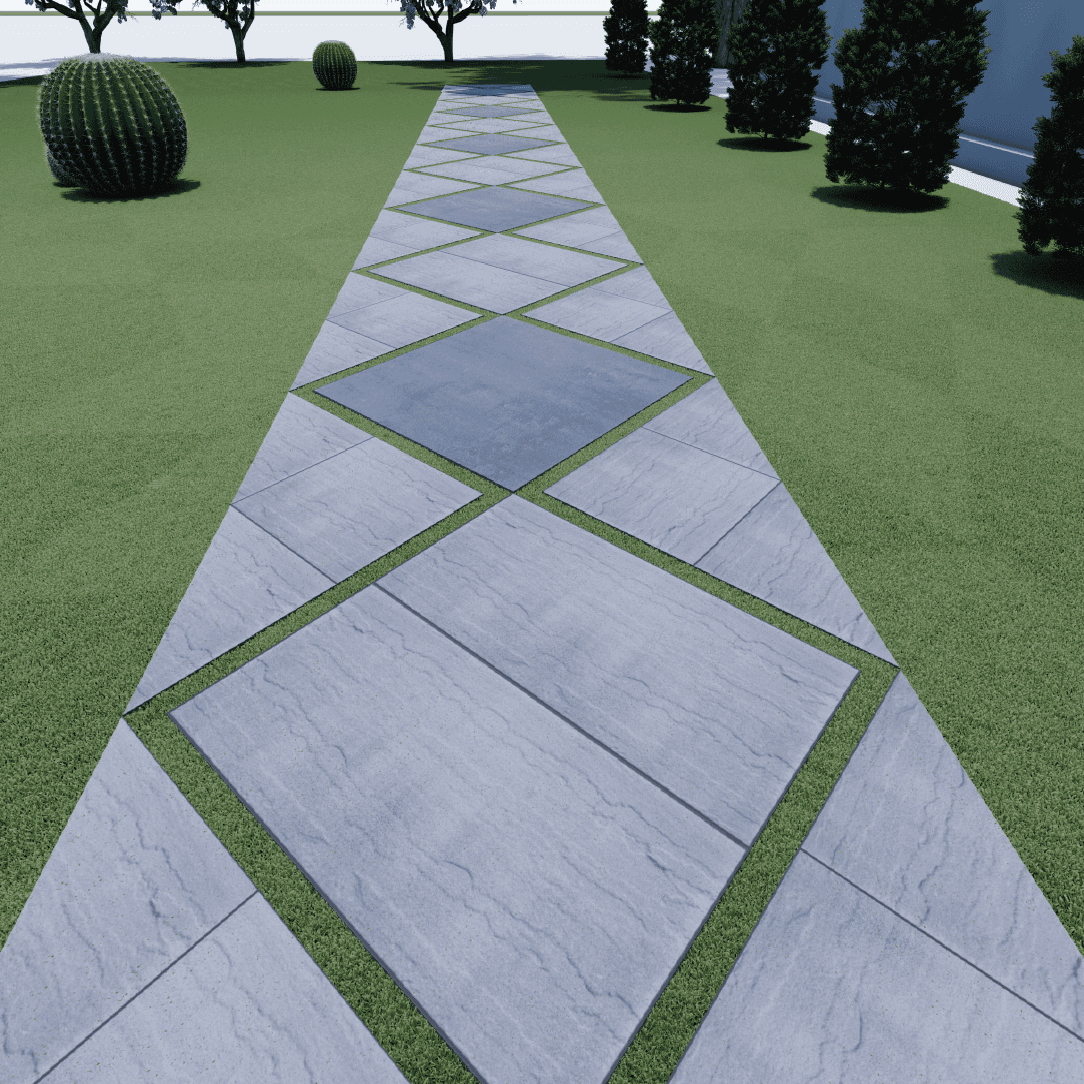 Walkway Entrance 0298 - Width 2.20 m