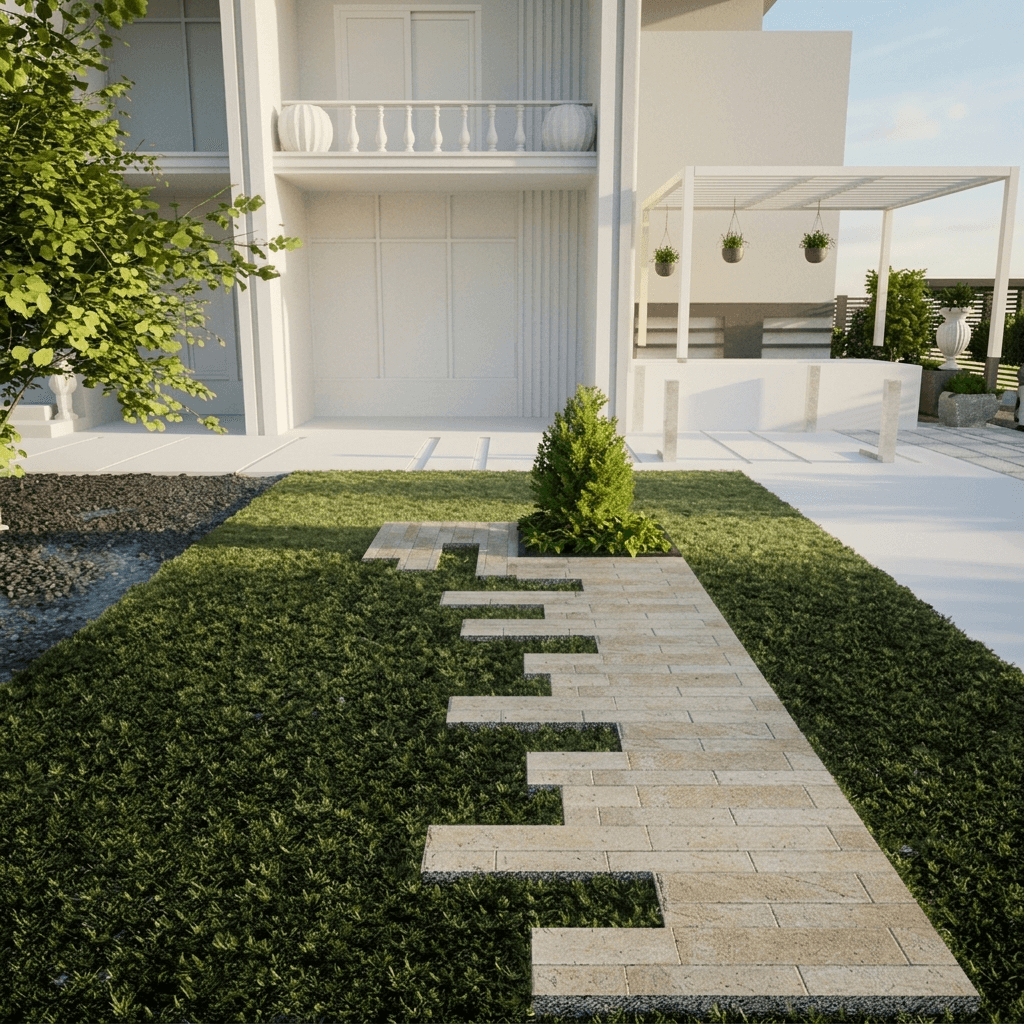Walkway Garden 0012 - Width 2.33 m