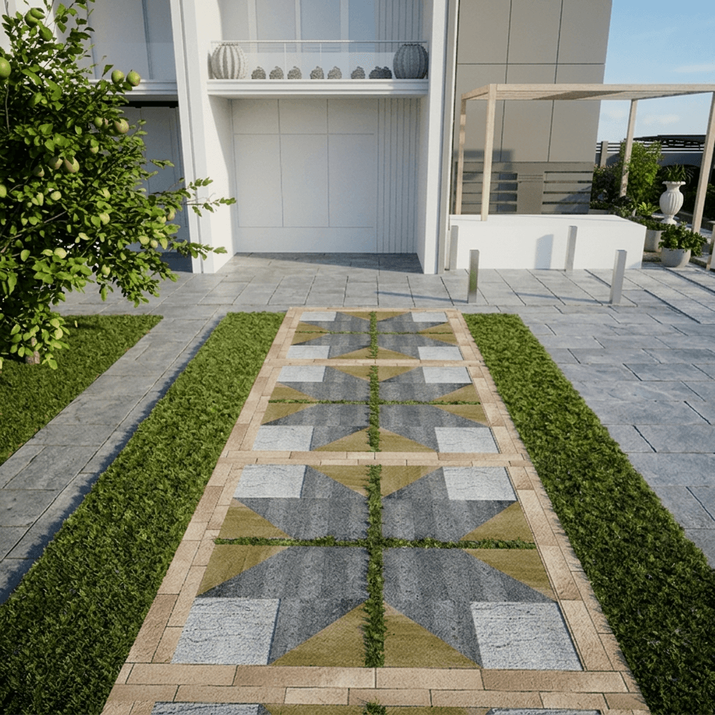 Walkway Garden 0018 - Width 3.05 m