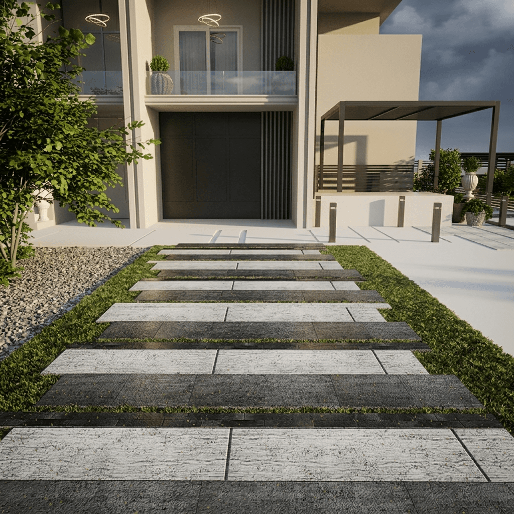 Walkway Garden 0020 - Width 4.00 m