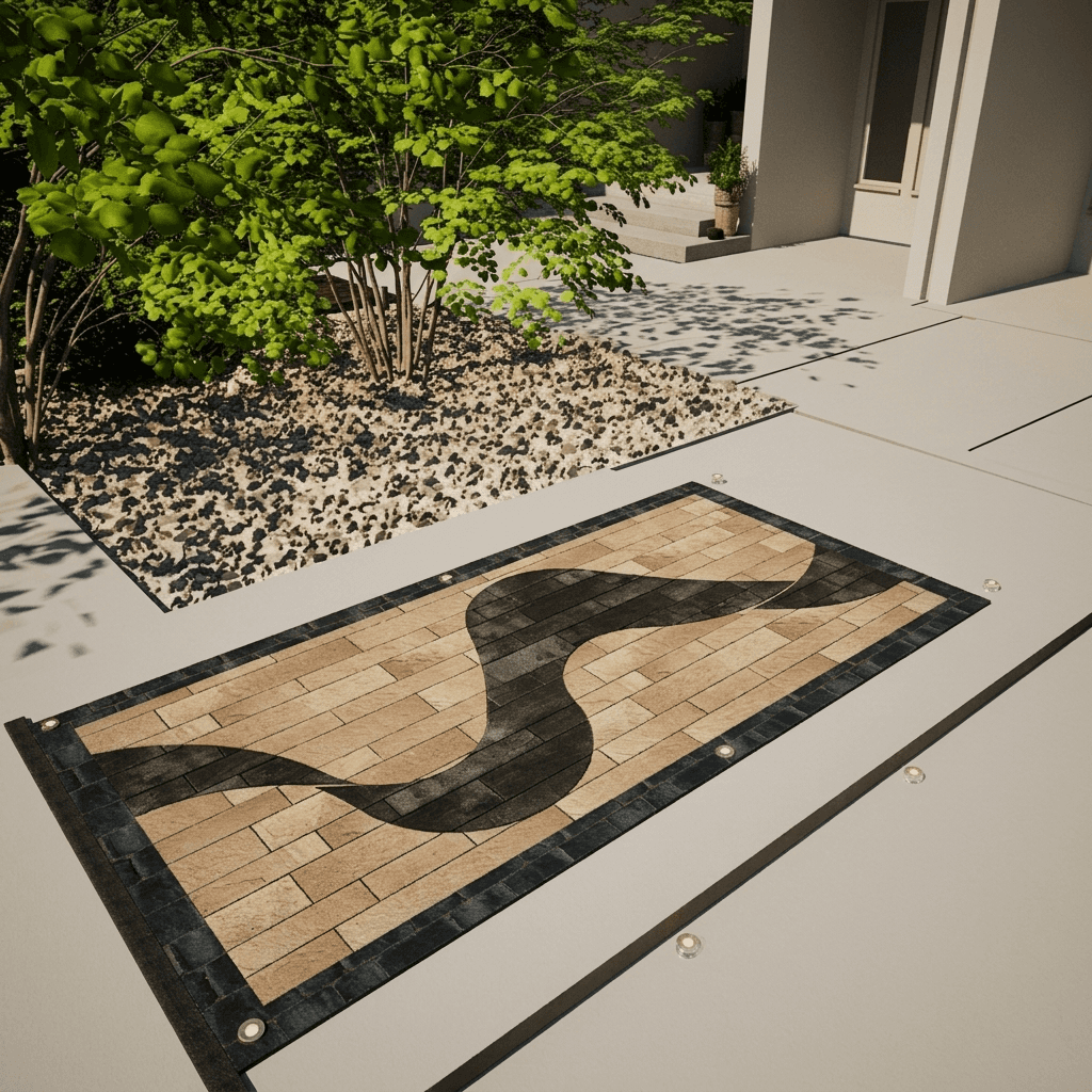 Walkway Garden 0024 - Width 1.85 m
