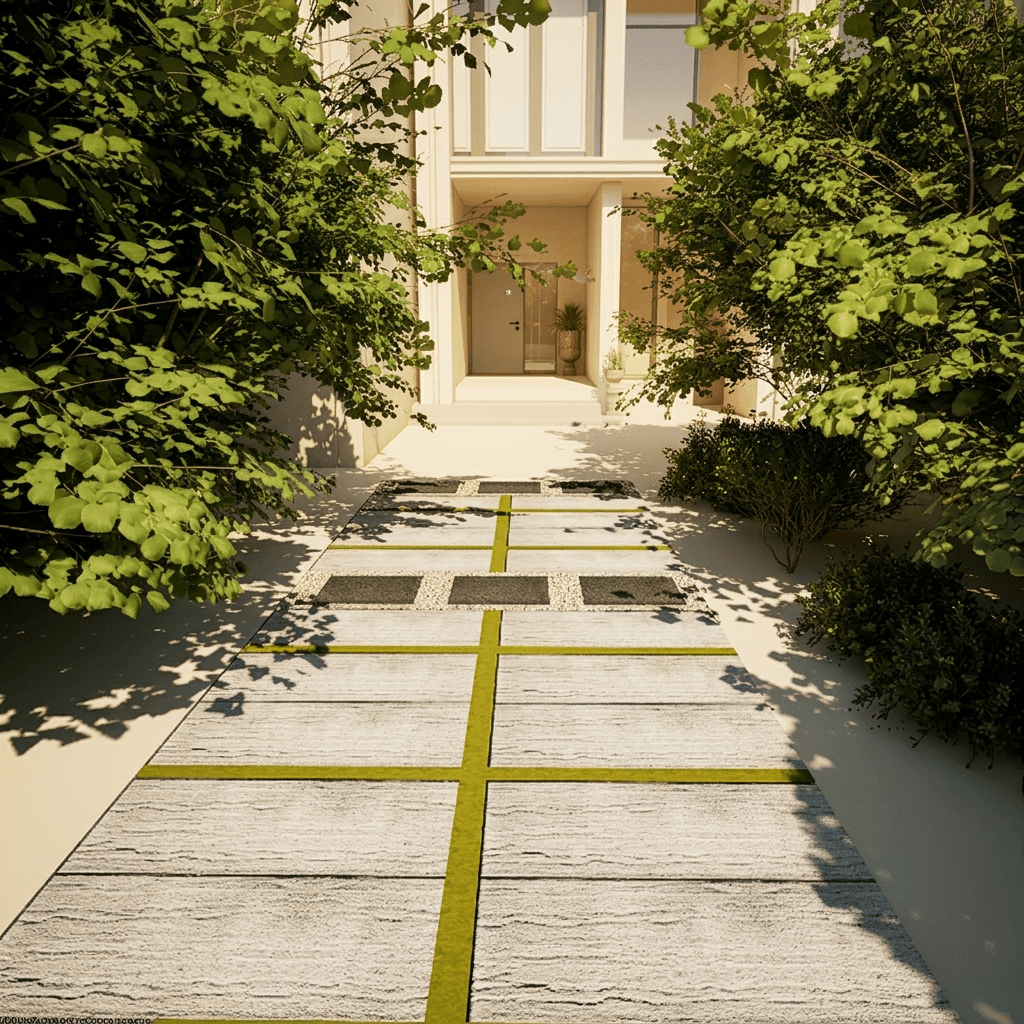 Walkway Garden 0091 - Width 2.5 m