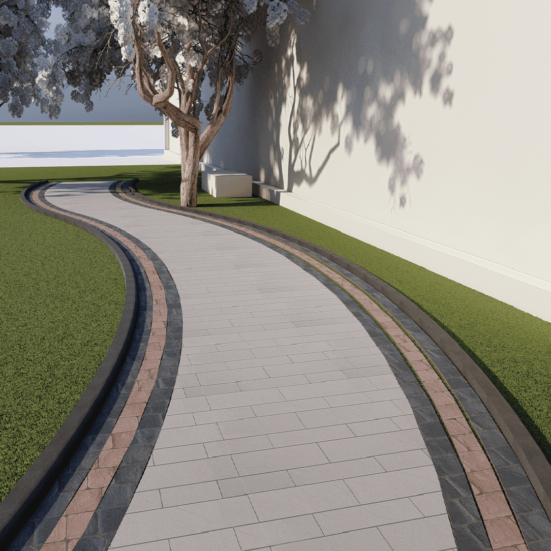 Walkway Garden 0306 - Width 2.74 m