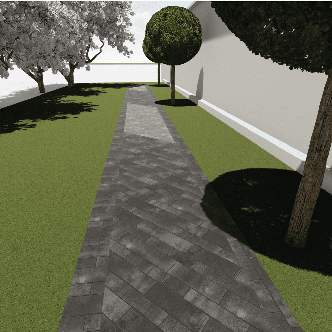 Walkway Garden 0308 - Width 1.60 m