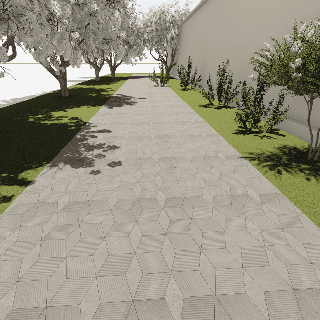 Walkway Garden 0313 - Width 3.0 m