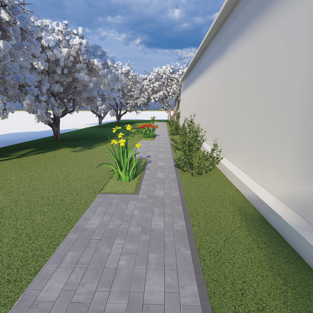 Walkway Garden 0315 - Width 1.39 m
