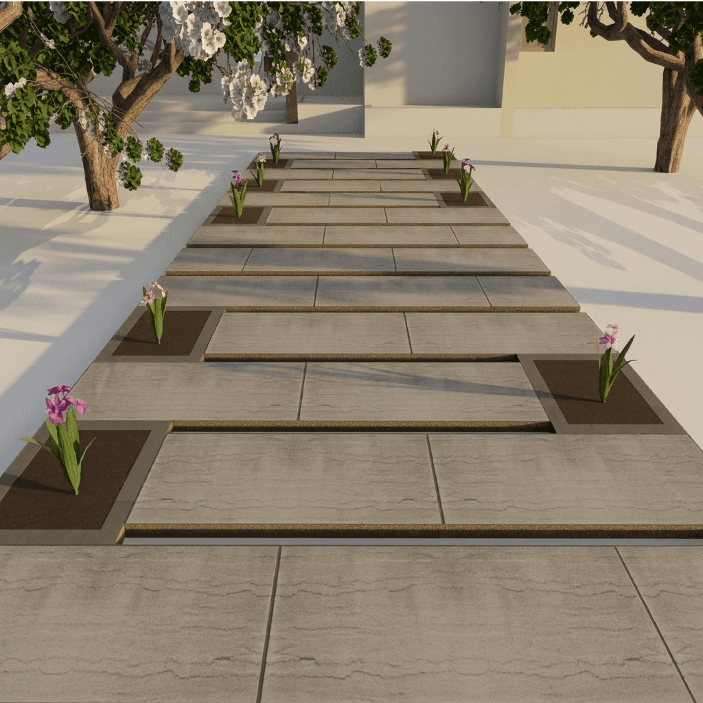 Walkway Garden 0224 - Width 3.00 m