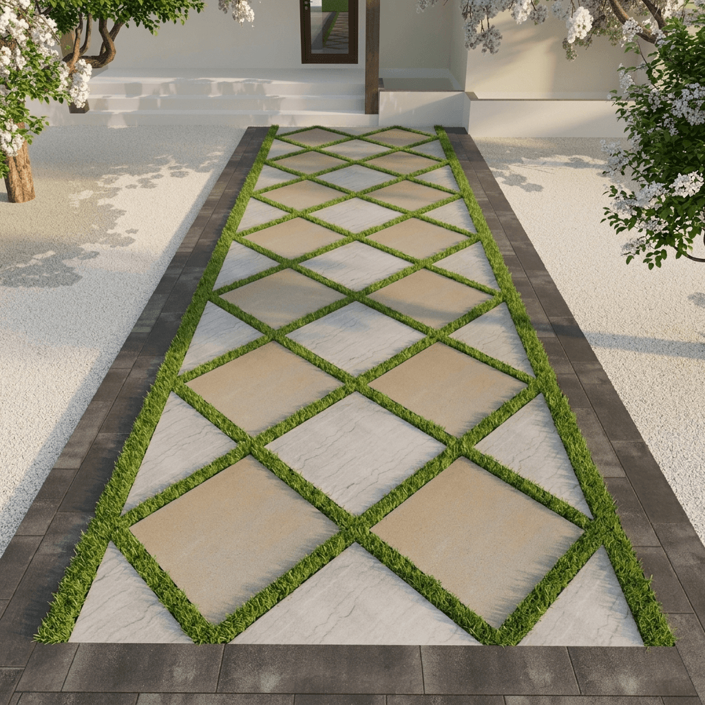 Walkway Garden 0227 - Width 2.66 m