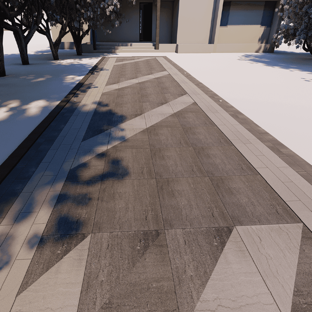 Walkway Entrance 0249 - Width 3.80 m