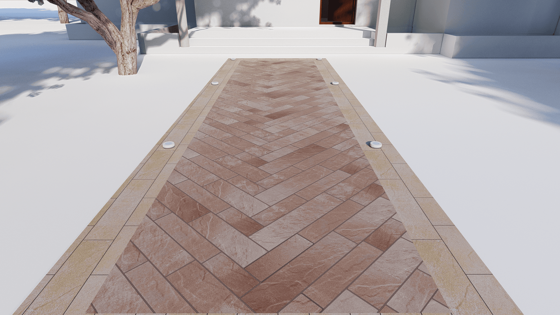 Walkway Entrance 0263 - Width 2.0 m