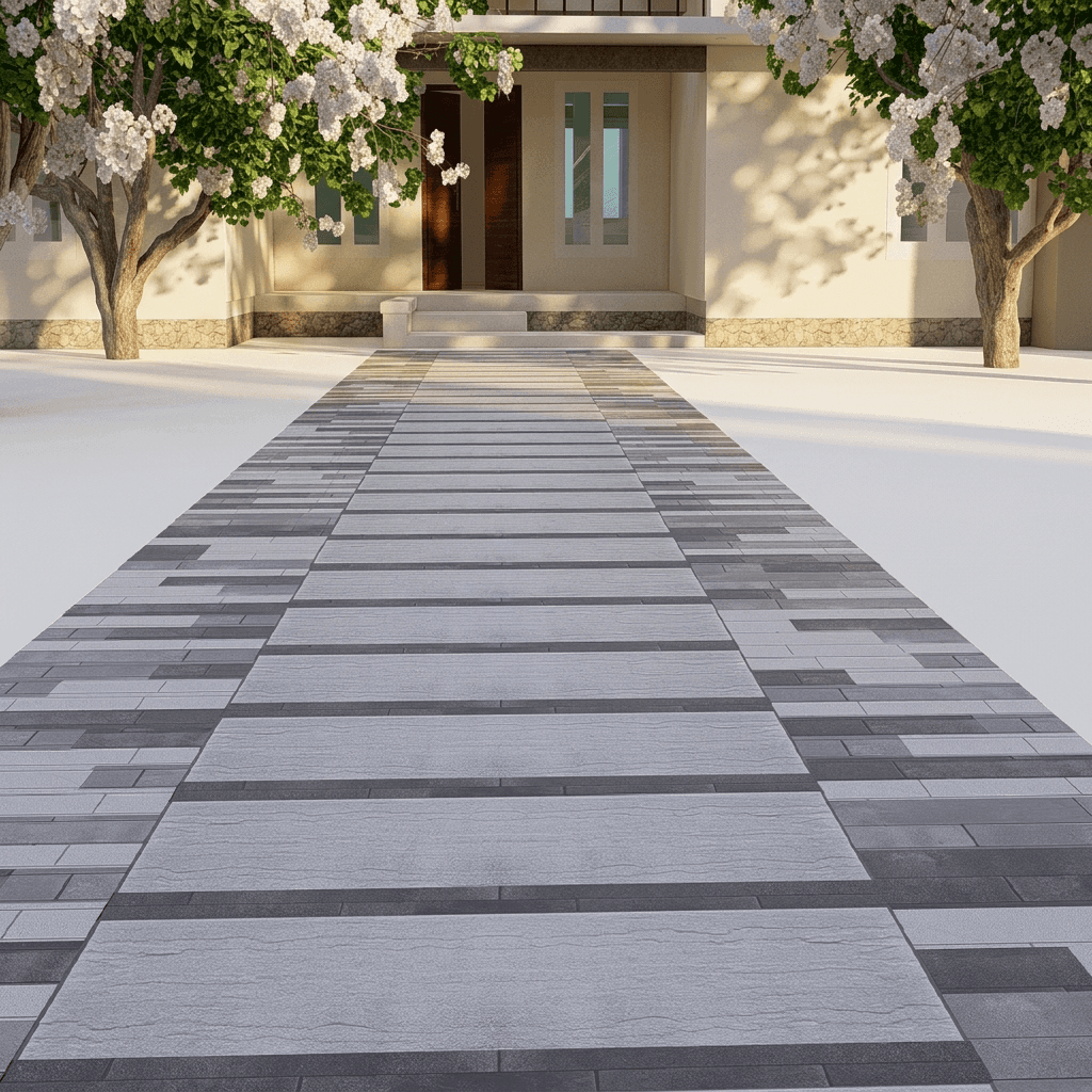 Walkway Garden 0284 - Width 2.4 m