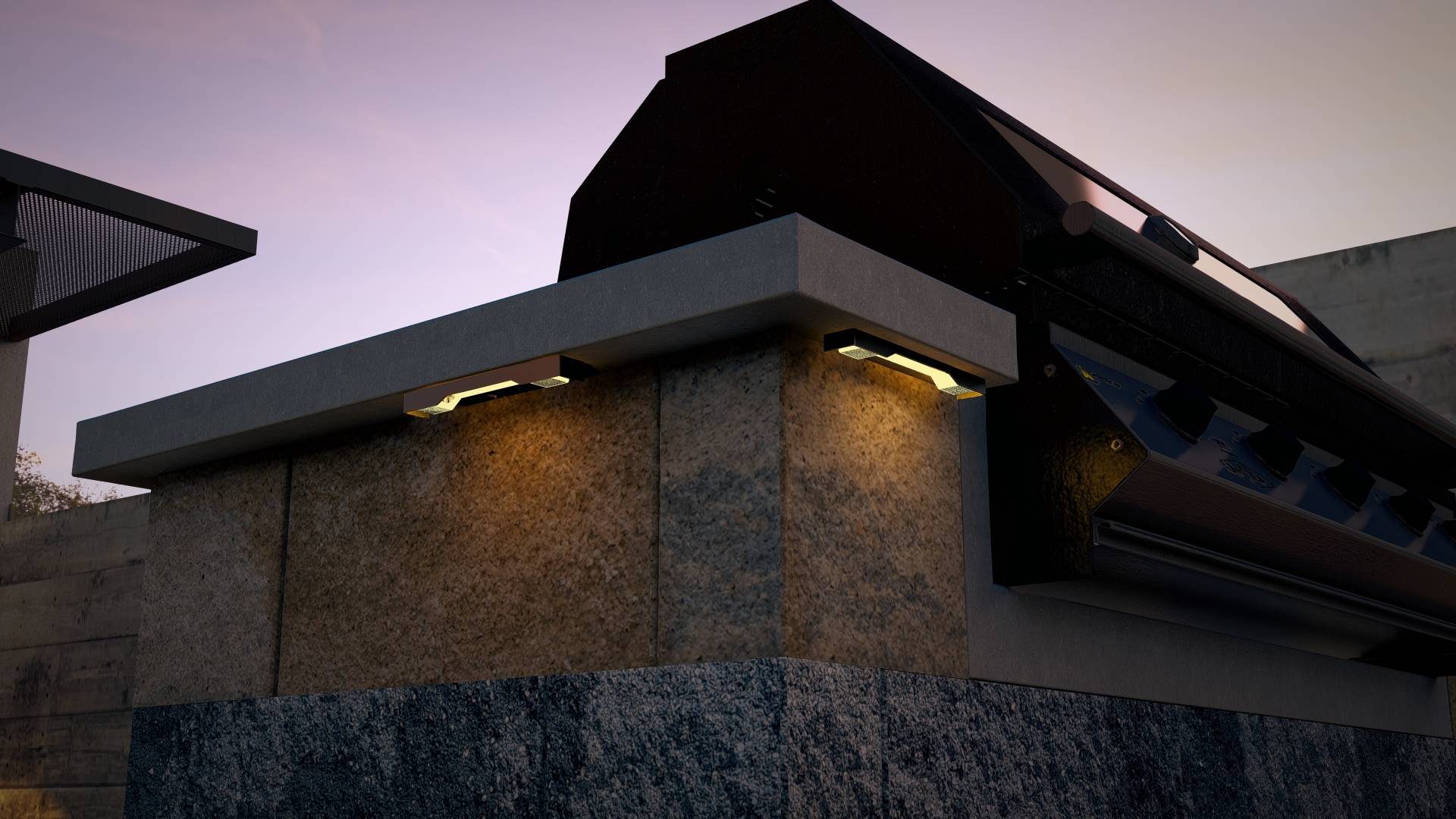 Hardscape - D09002278 - 12V 5w 15.6x8.2x1.4 Countertop,Fountain & SeatingArea