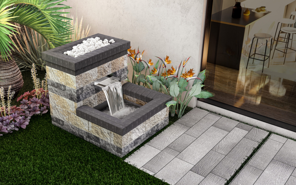 garden water feature