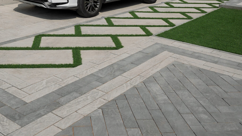 Outdoor renovation with pavers