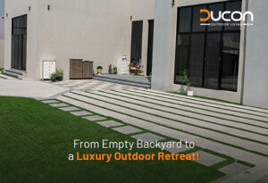 Outdoor renovation with pavers